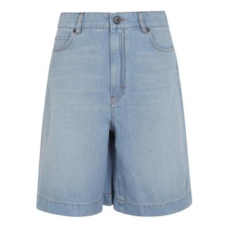 Max Mara Denim Shorts, female, Blue, Size: 2XS Ozono Bermuda