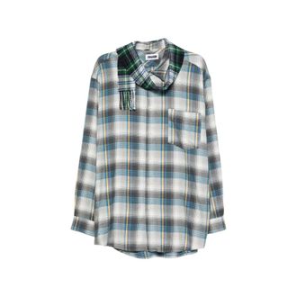 Magliano Check Scarf-detail Shirt