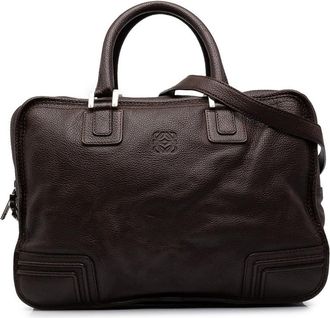 Loewe Pre-owned Loewe Goatskin Amazona Business Bag Ladies DKH85GZ12PFJJLED