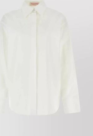 Valentino Garavani oversized cotton poplin shirt