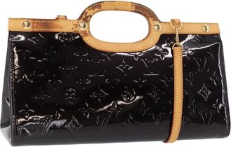 Louis Vuitton Roxbury Drive Handbag Monogram Vernis Burgundy Patent_Leather Handbag (Pre-Owned)