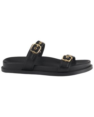 AGL Agl Cristina Ring Leather Slides