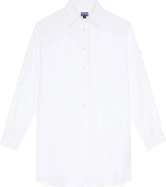 Vilebrequin Fondant Shirt - Dames - Overhemden - Wit - S - Linnen - Overhemden
