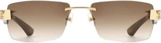Maybach Eyewear Occhiali da sole The Character II - Marrone