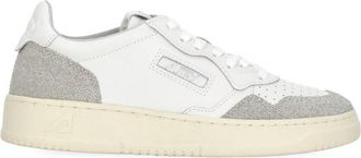 Autry White Medalist Low Leather Sneakers