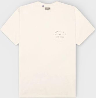 Gallery Dept. Mens. Property Of Stencil Tee Natural Beige/White - Size 2XL