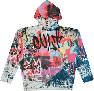 Cult of Individuality Cults Pullover Novelty Hoody in All Over Print