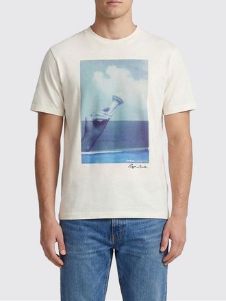 Barbour T-shirt in cotone stampata Barbour