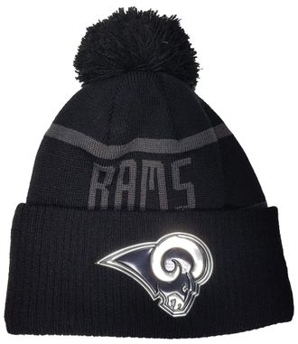 New Era Los Angeles Rams Beanie NFL Black Collection Black - One-Size