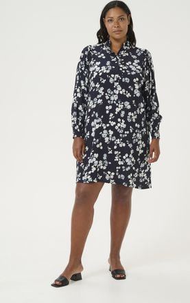 Kaffe Curve Jurk A-shape navy