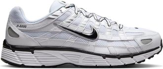 Nike Heren P-6000 sportschoenen met dikke zool (Wit, Zwart)