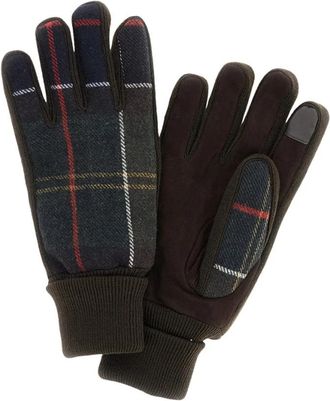 Barbour Hackney Tartan Gloves - Heren - Handschoenen - Veelkleurig - M - Leer - Accessoires