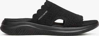 Skechers Womens Skechers ULTRA FLEX 3.0 SANDAL-BRING I Womens Sliders Black - Size: 5.5