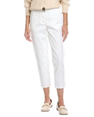 Eileen Fisher Petite High-Waist Ankle Pant