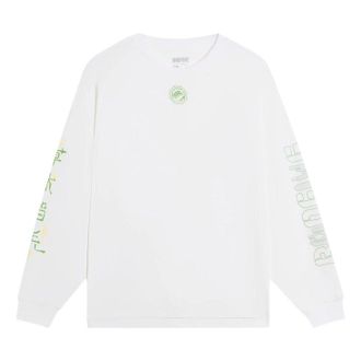 Li-Ning BadFive Graphic Long Sleeve T-shirt White AHSS727-1