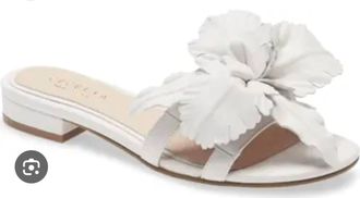 Cecelia New York Womens Lila Slide Sandal In Pearl