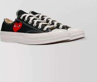 Comme Des Gar&ccedil;ons heart pattern low top sneakers