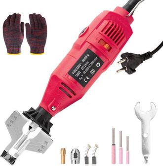 Elle Mini Afilador De Motosierras, M&aacute;quina El&eacute;ctrica De Afilado De Motosierras De 180 W Con Tres Tama&ntilde;os De Muelas Abrasivas, 37000 Rpm