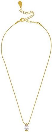 Rivka Friedman Herringbone Chain Pendant Necklace in Cubic Zirconia at Nordstrom Rack