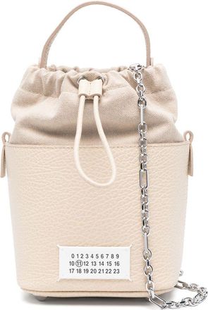 Maison Margiela 5AC kleine bucket-tas - Bruin