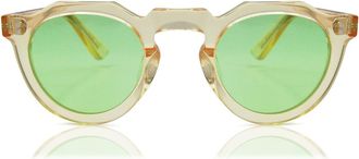 Lesca PICA S186 Mens Sunglasses Yellow Size 44