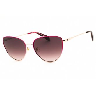 Kate Spade New York Ladies Rose Gold Tone Cat Eye Sunglasses HAILEYGS