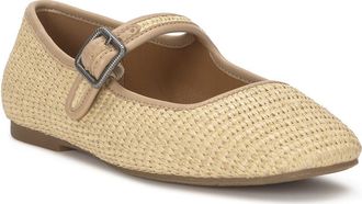 Lucky Brand Tannyr2 Mary Jane Flat in Natural Raffia Textile at Nordstrom Rack, Size 7.5