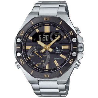 Casio Edifice Heren Zilveren Horloge ECB-10DB-1A9EF