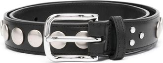 Jerome Dreyfuss studded belt - women - Calf Leather - S - Black