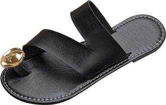 Generic K Women Shoes Sneaker Slippers for Women Flat Sole Round Toe Breathable Sandals Comfortable Lightweight Beach Holiday Outdoor Women Shoes Pumps Sexy, 