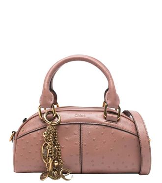 Chlo&eacute; Beige Charm Small Satchel