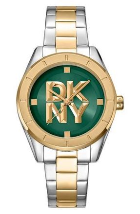 Gevril Group 316L Bracelet Watch in Two-Tone Silver/Gold at Nordstrom Rack