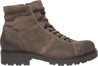 Nero Giardini Velours veterlaars - Heren - Veterlaarzen - Bruin - 44 EU - Leer - Schoenen