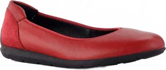 Ara Womens Sarah Flat Shoes In Chili Red