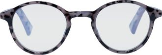 The Book Club So Rando 46mm Blue Light Blocking Reading Glasses in Cookie Tort at Nordstrom, Size +1.00