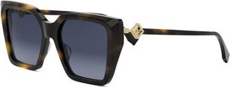 Fendi Dames, Accessoires, Bruin, Maat: 54 MM