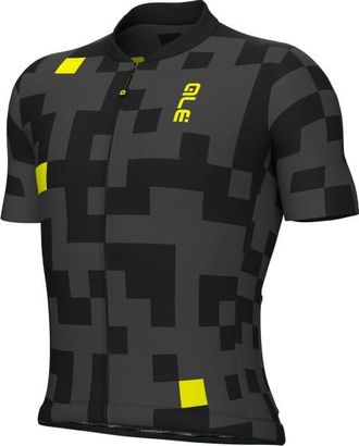 Al&eacute; Pragma Pixel S/S Jersey Velotrikot f&uuml;r Herren | schwarz