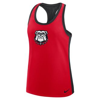 Nike Georgia Nike Womens Dri-FIT College Racerback Tank Top in Red | 03E1064YNGB-A80