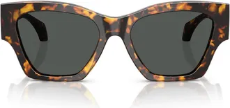 Versace Sunglasses Ve4492 U 551487 Havana/Dark Gray Women