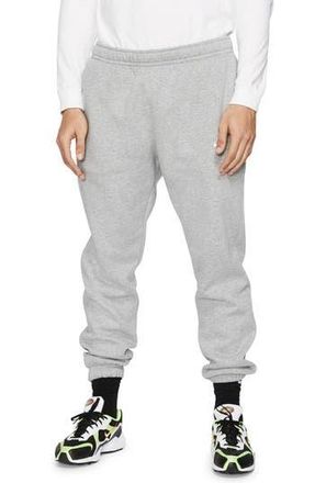 Nike Sportswear Club Fleece Sweatpants in Dark Grey Heather/White at Nordstrom Rack, Size Xx-Large