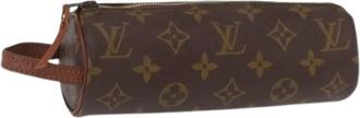 Louis Vuitton Pre-owned Accessories, female, Brown, Size: ONE SIZE Pre-owned Vintage Canvas Clutch