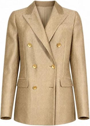 Tagliatore Dubbele Rij Blazer - Dames - Blazers - Beige - XS - Jassen