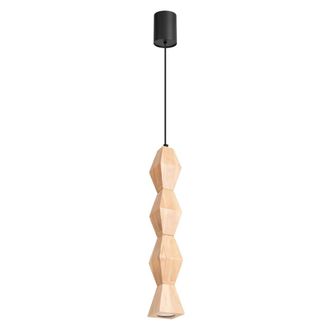 Sollux Lighting L&aacute;mpara colgantes madera natural madera - haya alt. 200 cm