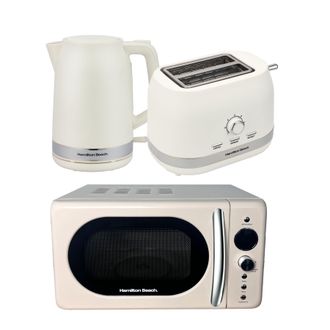 Hamilton Beach Ella Latte Kitchen Bundle in Cream