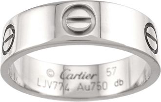 Cartier White Gold (18K) Band Ring (Pre-Owned)