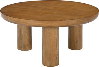 Vente-Unique Mesa de centro de madera de mango - Natural claro - LASIRA
