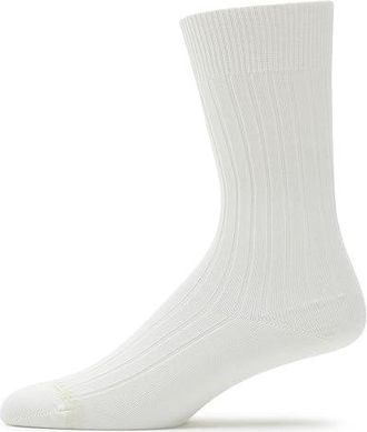 Smartwool Everyday Slouchy Rib Tall Crew Socks Sock White : LG (Womens Shoe 10-12.5), Merino/Nylon/Wool