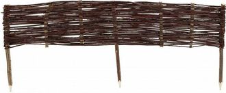 Alce Confezione 3 Pz Mini Recinzione in Salice Dim. 100 H20X40 cm Tipo a Alce