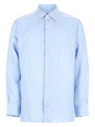 Ermenegildo Zegna Oasi Linen Long-Sleeve Shirt