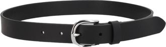 Isabel Marant Black Narrow Leather Belt